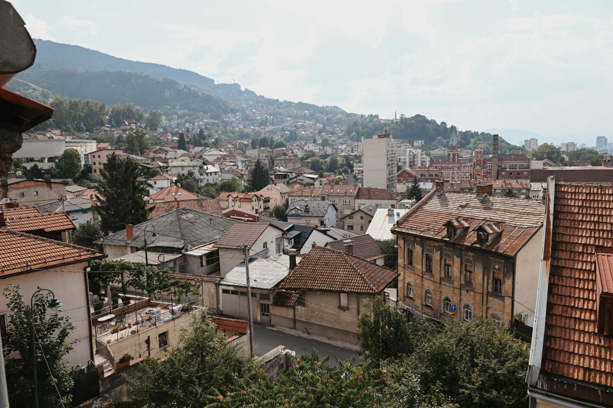 View Of The Vijecnica Apartment Sarajevo