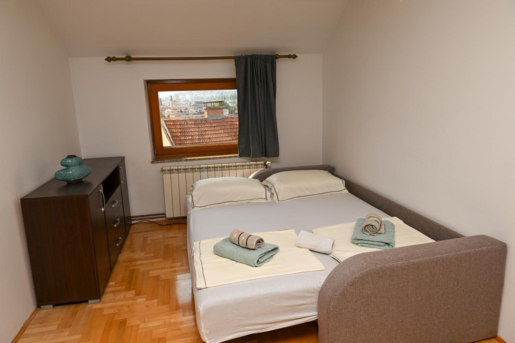 Apartment View Of The Vijecnica Sarajevo