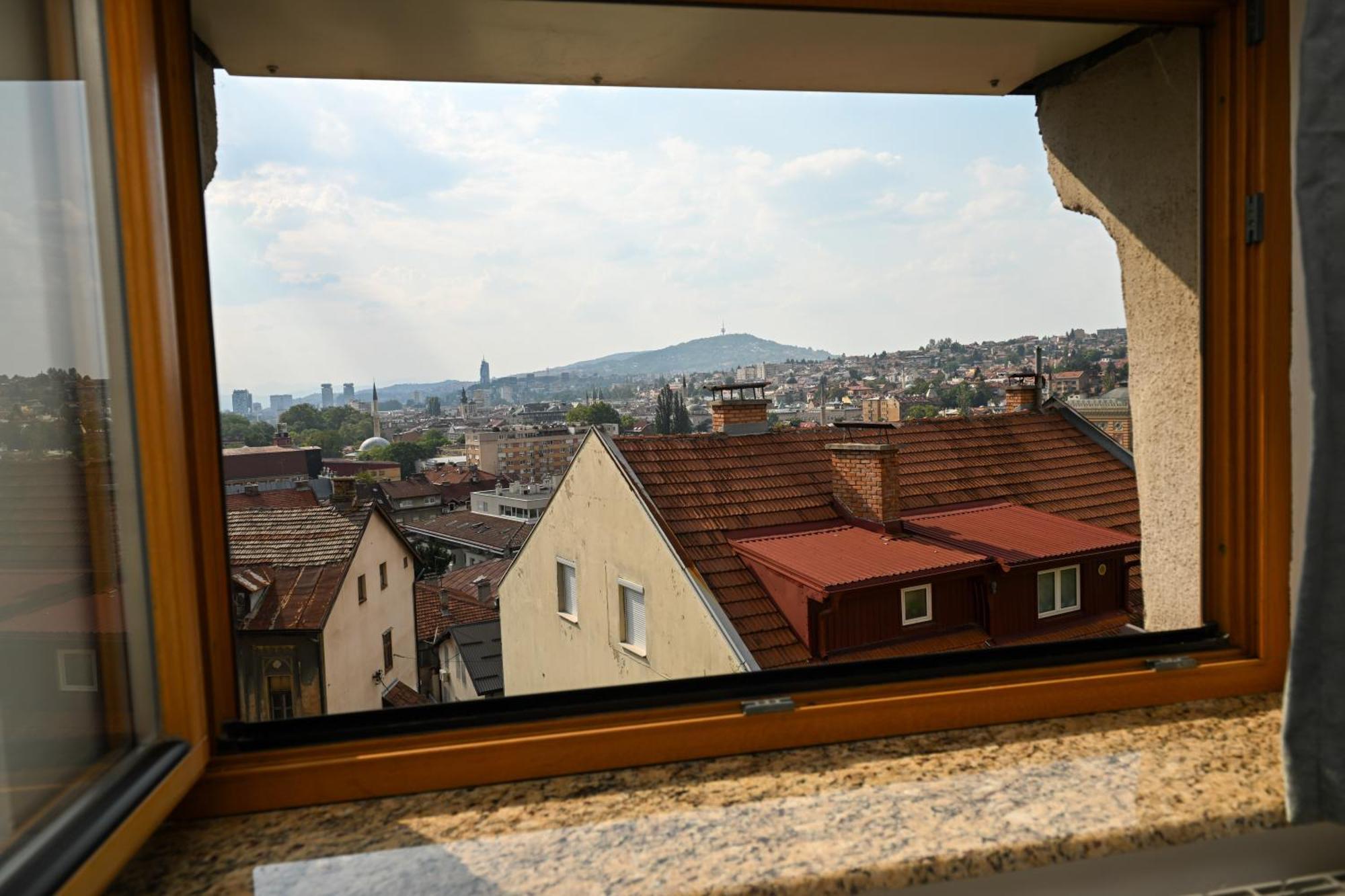 View Of The Vijecnica * Sarajevo