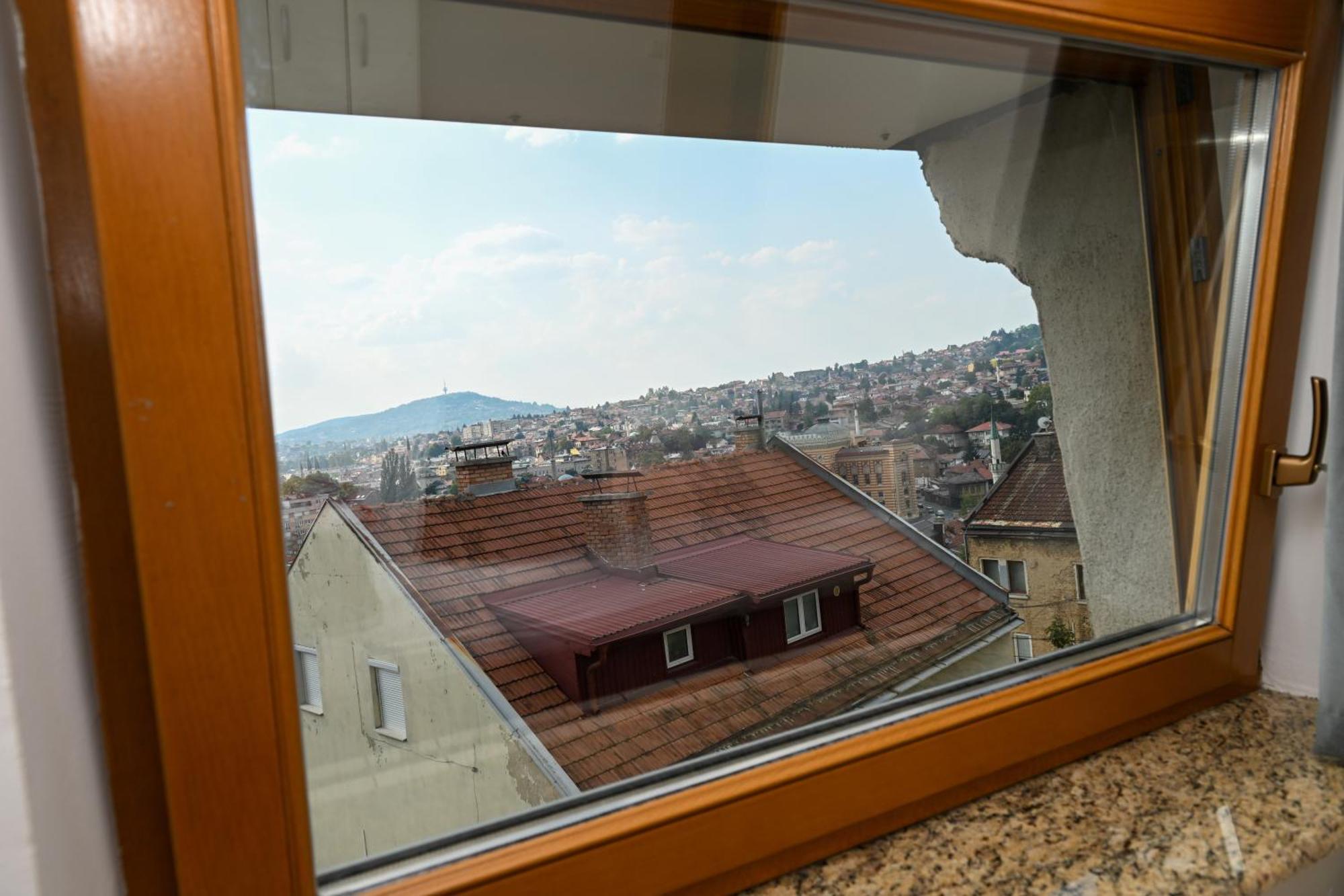 View Of The Vijecnica * Sarajevo